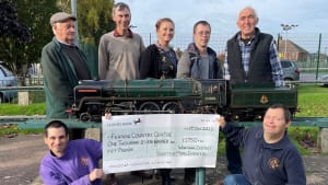 Field Place Miniature Railway donates £1750 to Ferring Country Centre
